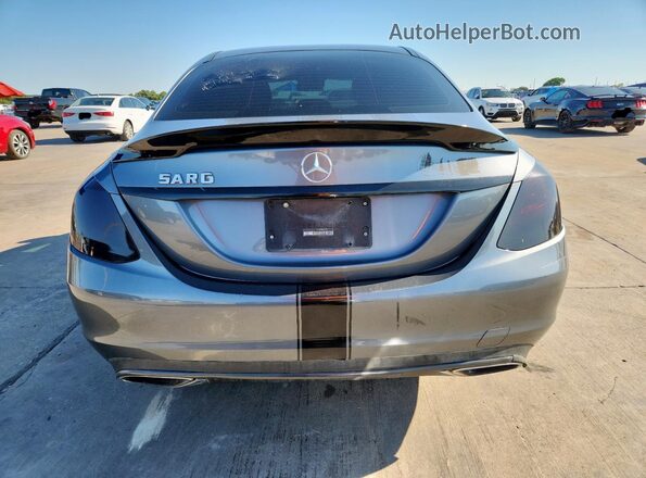 55SWF8DBXLU326976 2020 MERCEDES-BENZ C Gray Front interior view