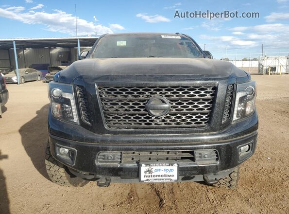 1N6BA1F40KN516660 2019 NISSAN TITAN Black Հետևի տեսք