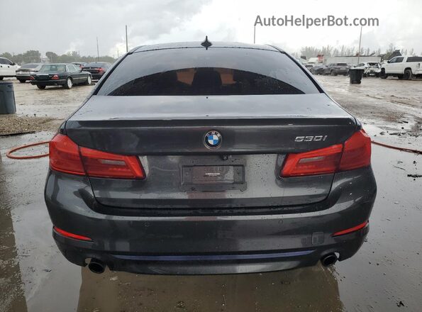 WBAJA5C58KBX86446 2019 BMW 5 SERIES Gray წინა სალონის ხედი