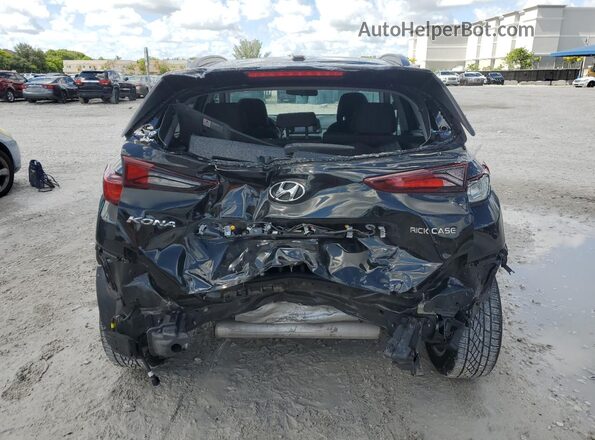 KM8K22AA1LU519797 2020 HYUNDAI KONA Black Вид салону спереду