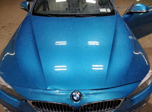 WBA4J3C57JBG96076 2018 BMW 4 SERIES Blue Vista del compartimento del motor