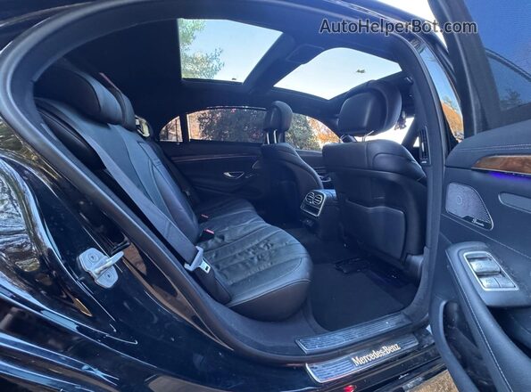 WDDUG8FB9HA331448 2017 MERCEDES-BENZ S-CLASS Black Вид салону спереду