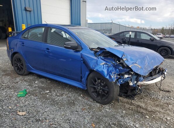 JA32U2FU0HU607361 2017 MITSUBISHI LANCER Blue 