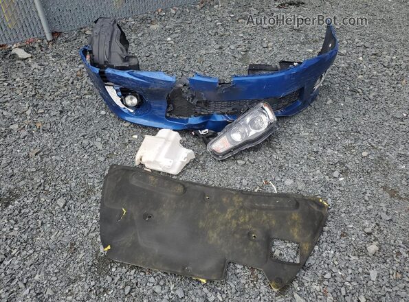 JA32U2FU0HU607361 2017 MITSUBISHI LANCER Blue 