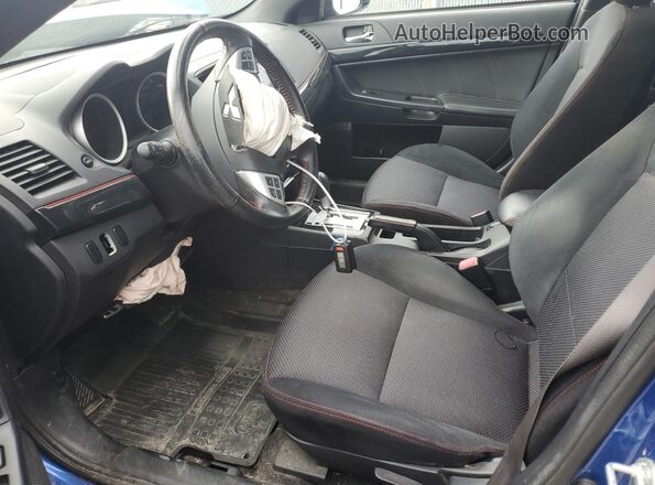 JA32U2FU0HU607361 2017 MITSUBISHI LANCER Blue 