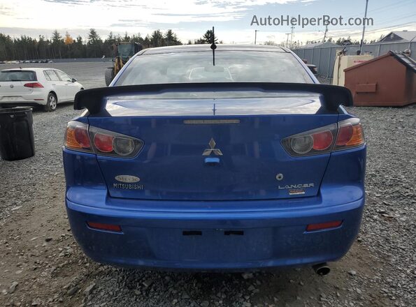 JA32U2FU0HU607361 2017 MITSUBISHI LANCER Blue 