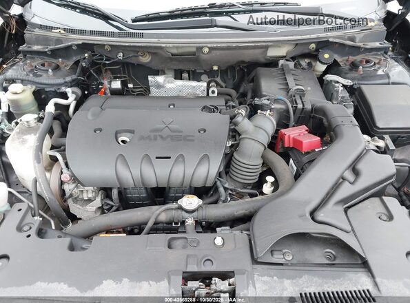 JA32V2FW5GU009666 2016 MITSUBISHI LANCER Black Вид ззаду