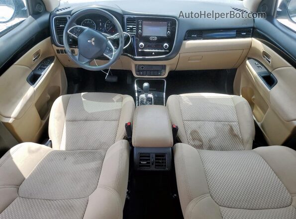 JA4AD2A31LZ013623 2020 MITSUBISHI OUTLANDER White წინა პანელის ხედი