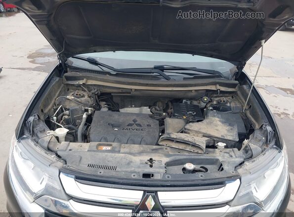 JA4AD2A33HZ048235 2017 MITSUBISHI OUTLANDER Black Widok z tyłu