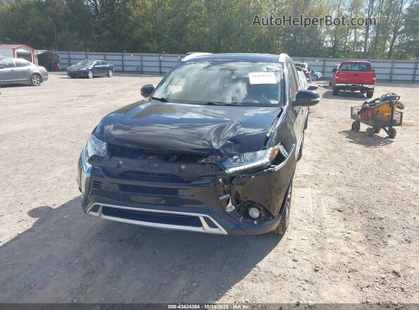 JA4AD3A37LZ020064 2020 MITSUBISHI OUTLANDER Black Դիմացի տեսք