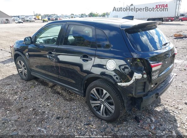 JA4AP3AU0LU029217 2020 MITSUBISHI OUTLANDER SPORT Black Задня ліва чверть