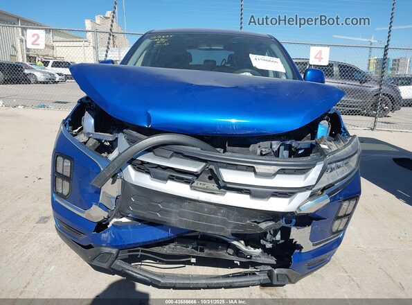 JA4AP3AU1LU027315 2020 MITSUBISHI OUTLANDER SPORT Blue ხელსაწყოთა პანელის ხედი