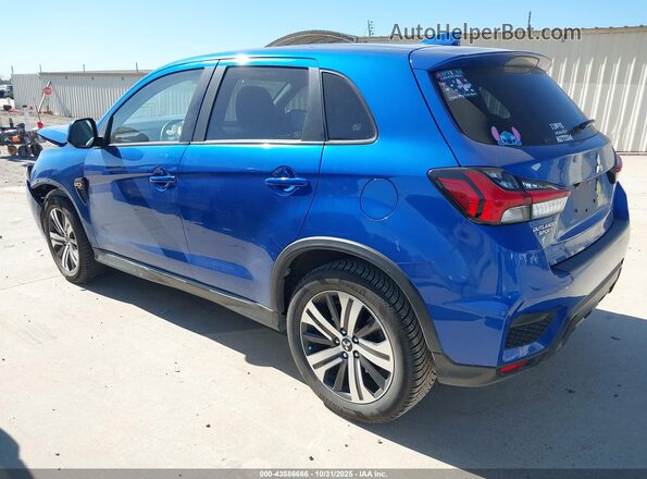 JA4AP3AU1LU027315 2020 MITSUBISHI OUTLANDER SPORT Blue უკანა მარცხენა