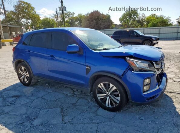 JA4AP3AU2LU014749 2020 MITSUBISHI OUTLANDER Blue Առջևի աջ