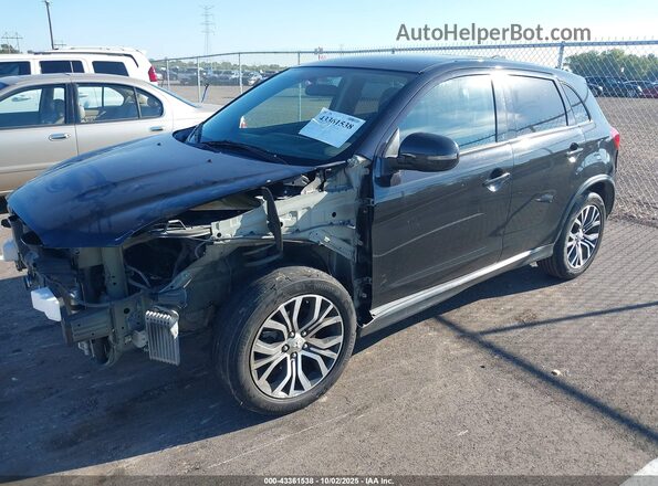 JA4AP3AU4HZ047388 2017 MITSUBISHI OUTLANDER SPORT Black Przód lewy