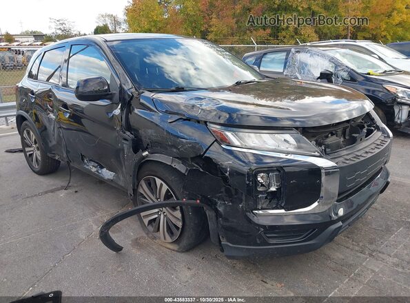 JA4AP3AU4LU030497 2020 MITSUBISHI OUTLANDER SPORT Black Front view
