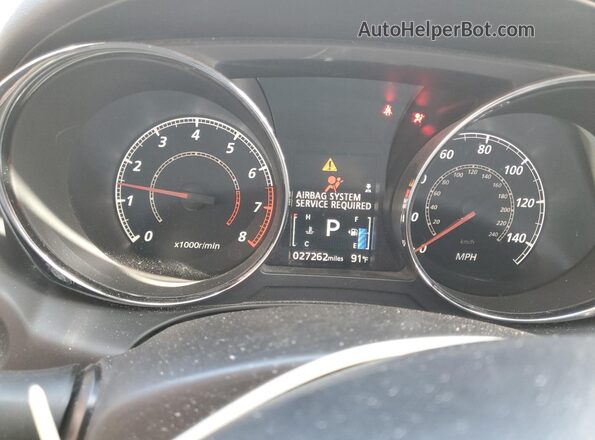 JA4AP3AU5LU025857 2020 MITSUBISHI OUTLANDER White Instrument cluster view