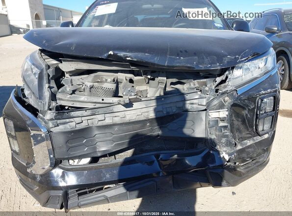 JA4AP3AU6LU030940 2020 MITSUBISHI OUTLANDER SPORT Black Вид задньої частини салону