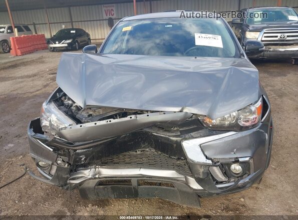 JA4AP3AU7JU006109 2018 MITSUBISHI OUTLANDER SPORT Gray Widok zestawu wskaźników