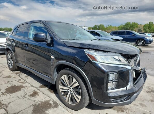 JA4AP3AU8LU016277 2020 MITSUBISHI OUTLANDER Черный Передняя правая четверть