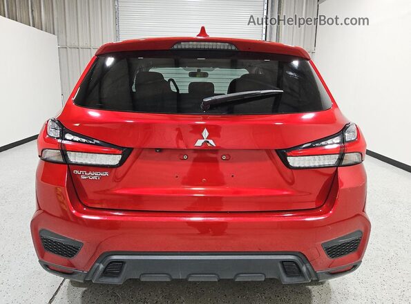 JA4AP3AUXLU020279 2020 MITSUBISHI OUTLANDER Red Вид ззаду
