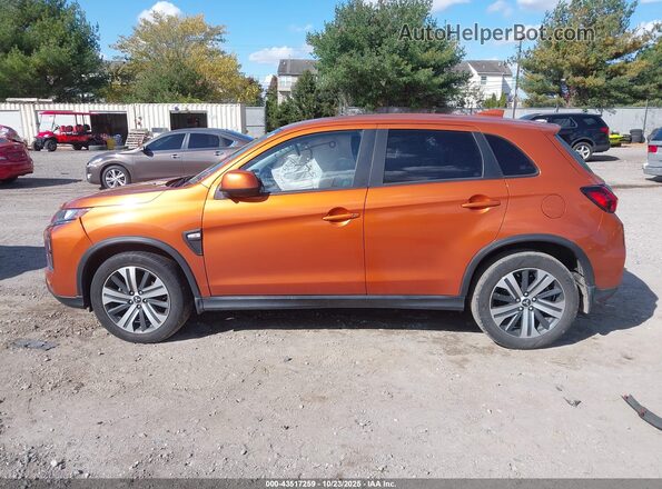 JA4APUAU0NU017383 2022 MITSUBISHI OUTLANDER SPORT Orange Rear interior view