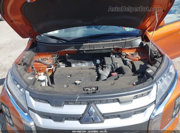 JA4APUAU0NU017383 2022 MITSUBISHI OUTLANDER SPORT Orange Engine compartment view