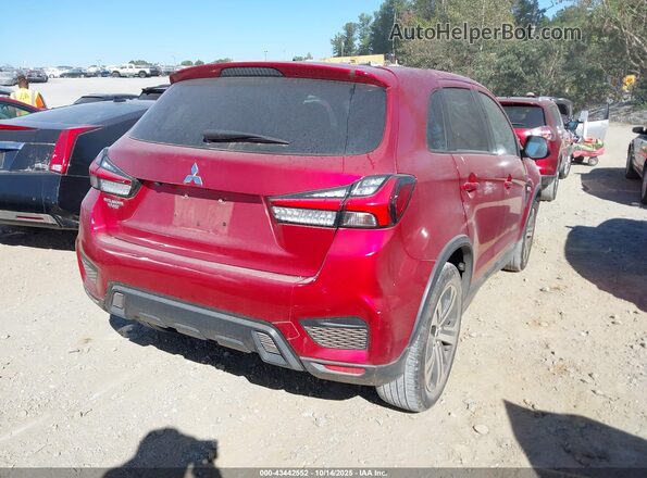 JA4APUAU3MU028618 2021 MITSUBISHI OUTLANDER SPORT Красный Задняя правая четверть