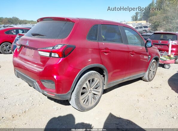 JA4APUAU3MU028618 2021 MITSUBISHI OUTLANDER SPORT Красный Вид задней части салона