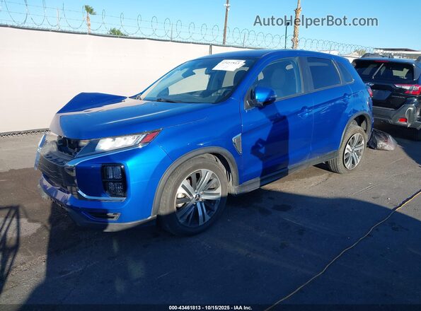 JA4APVAU3MU018421 2021 MITSUBISHI OUTLANDER SPORT Blue Przód lewy