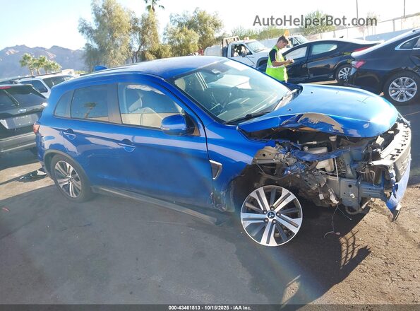 JA4APVAU3MU018421 2021 MITSUBISHI OUTLANDER SPORT Blue Widok wnętrza z tyłu