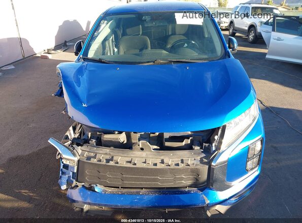 JA4APVAU3MU018421 2021 MITSUBISHI OUTLANDER SPORT Blue Widok z przodu