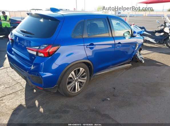 JA4APVAU3MU018421 2021 MITSUBISHI OUTLANDER SPORT Blue Tył prawy