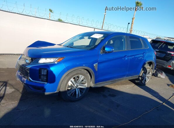 JA4APVAU3MU018421 2021 MITSUBISHI OUTLANDER SPORT Blue Widok wnętrza 360 stopni