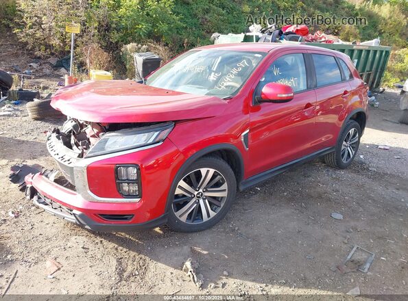 JA4APVAU6MU015898 2021 MITSUBISHI OUTLANDER SPORT Red Vista tres cuartos delantera izquierda