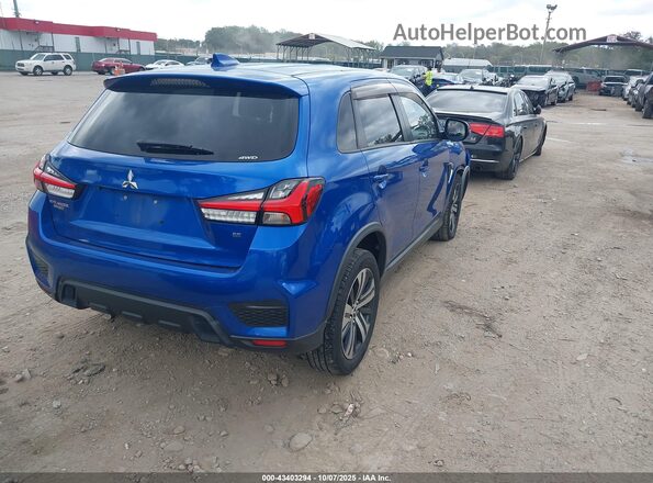 JA4AR3AU7LU003336 2020 MITSUBISHI OUTLANDER SPORT Blue უკანა მარჯვენა