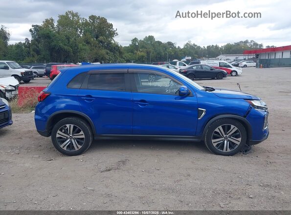 JA4AR3AU7LU003336 2020 MITSUBISHI OUTLANDER SPORT Blue უკანა სალონის ხედი