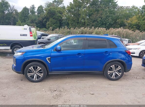 JA4AR3AU7LU003336 2020 MITSUBISHI OUTLANDER SPORT Blue სალონის 360-გრადუსიანი ხედი