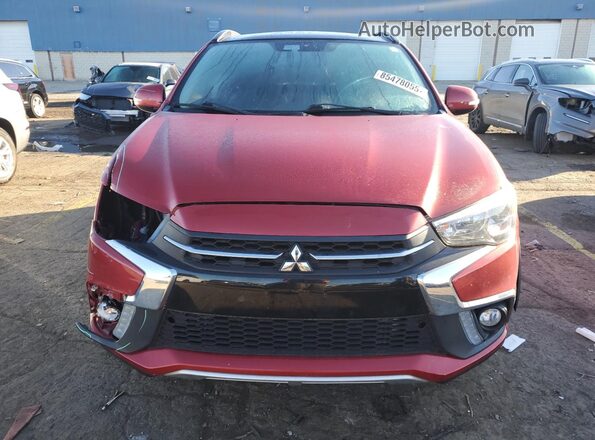JA4AR4AW2JU008657 2018 MITSUBISHI OUTLANDER Red 