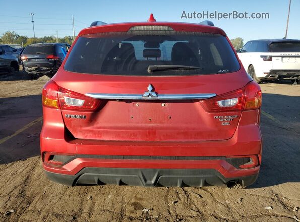 JA4AR4AW2JU008657 2018 MITSUBISHI OUTLANDER Red 