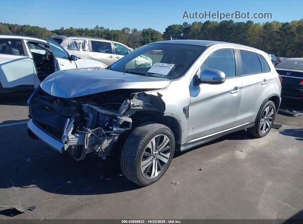 JA4ARUAU6MU010575 2021 MITSUBISHI OUTLANDER SPORT Silver Front left