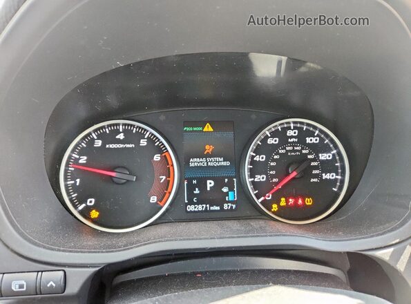 JA4ASVAA4NZ013639 2022 MITSUBISHI ECLIPSE Red Вид щитка приладів