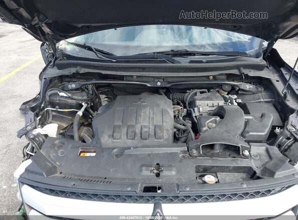 JA4AT3AA5KZ046260 2019 MITSUBISHI ECLIPSE CROSS Black Вид ззаду