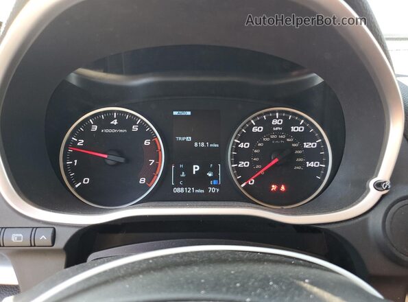 JA4AT4AA2JZ062811 2018 MITSUBISHI ECLIPSE Белый Вид щитка приборов