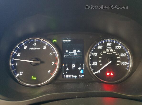 JA4AZ3A34LZ036854 2020 MITSUBISHI OUTLANDER Blue ხელსაწყოთა პანელის ხედი