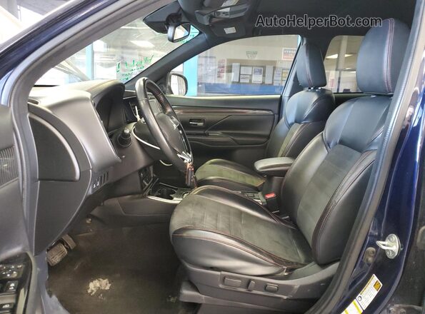 JA4AZ3A34LZ036854 2020 MITSUBISHI OUTLANDER Blue წინა სალონის ხედი