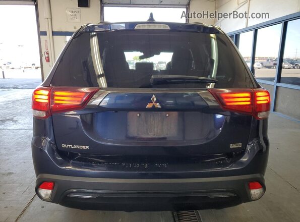 JA4AZ3A34LZ036854 2020 MITSUBISHI OUTLANDER Blue უკანა ხედი