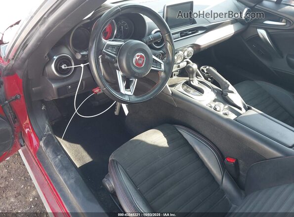JC1NFAEK4H0124138 2017 FIAT 124 SPIDER Red Widok wnętrza z przodu