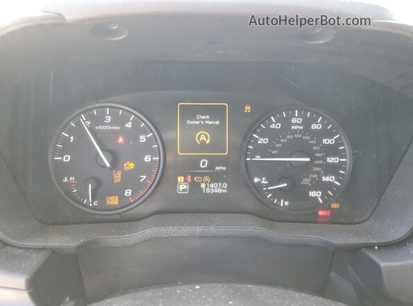 JF1GUABC0R8385791 2024 SUBARU IMPREZA Gray Widok zestawu wskaźników