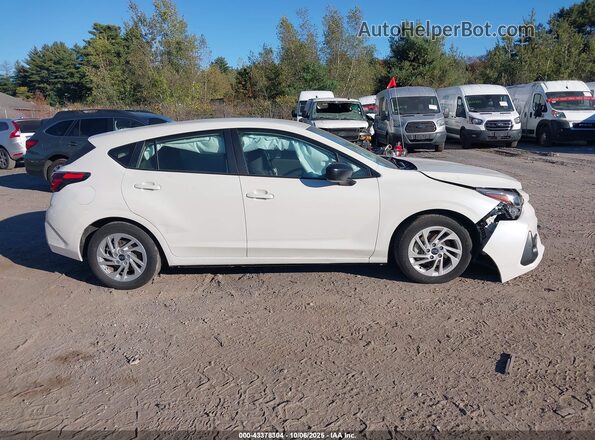 JF1GUABC4R8332673 2024 SUBARU IMPREZA Белый Вид задней части салона